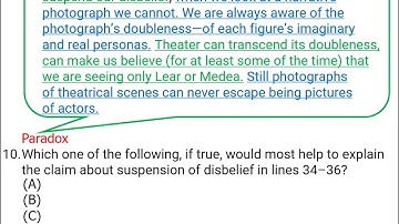 LSAT PrepTest 73 Official, Section 1, Reading Comprehension, Question 10, Explanation