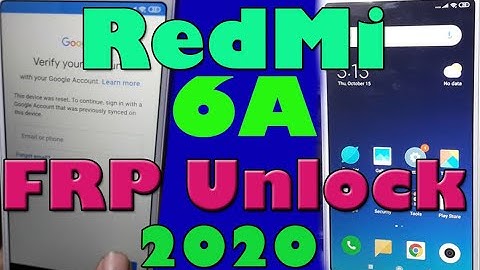 Latest Method 2020, Xiaomi Redmi mi 6A frp bypass without PC or Sim