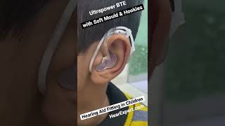 Hearing aid fitting in Children with BTE Soft mould and Hookies holder for Severe Hearing loss || screenshot 3