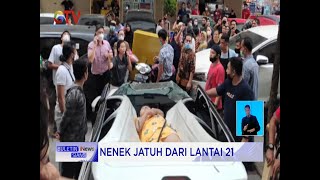 Seorang Nenek Jatuh dari Lantai 21 Apartemen di Kelapa Gading #BuletiniNewsSiang 03/06