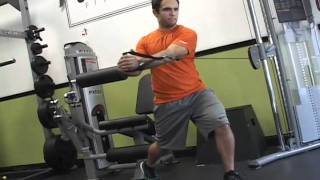 Sweat Life Fitness Minute: Split Squat Cable Rotation