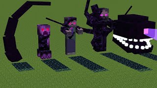 Which of the All Enderman Mobs and Warden Bosses will generate more Sculk ?