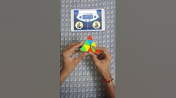 Solving a pyraminx   #cube #foryou #puzzle #rubikscube #puzzlecube #magic #rubik #rubixcube #cubing
