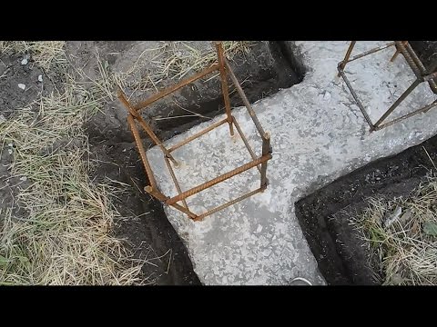 Мелкозаглубленный ленточный фундамент ч.6