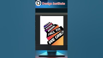 How to create perspective typography in Adobe illustrator  #Viral #tipsandtricks #logo #perspective