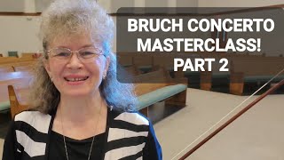 🎻🤔 M. BRUCH - VIOLIN CONCERTO IN G MINOR, PART 2, 1. Allegro moderato. Marta Szlubowska, violin.