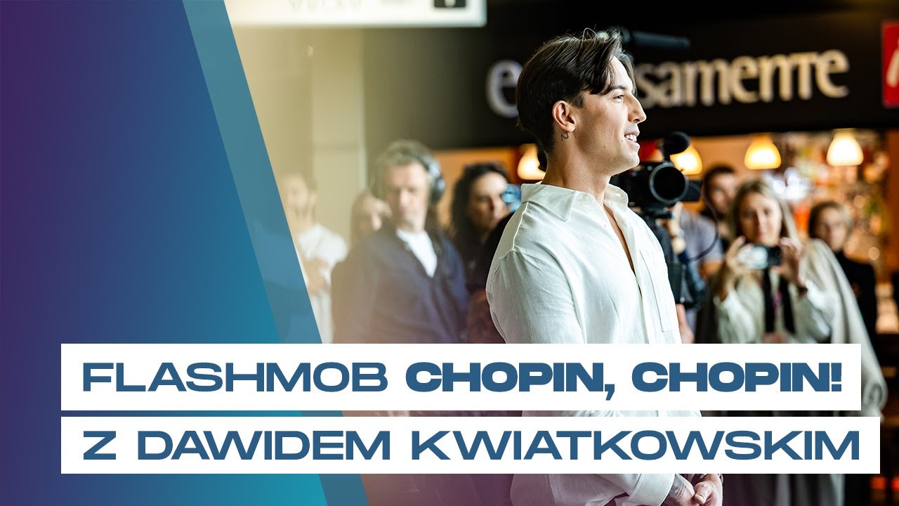 Chopin, Chopin! 🎹🎶 Flashmob z DAWIDEM KWIATKOWSKIM na Lotnisku Chopina