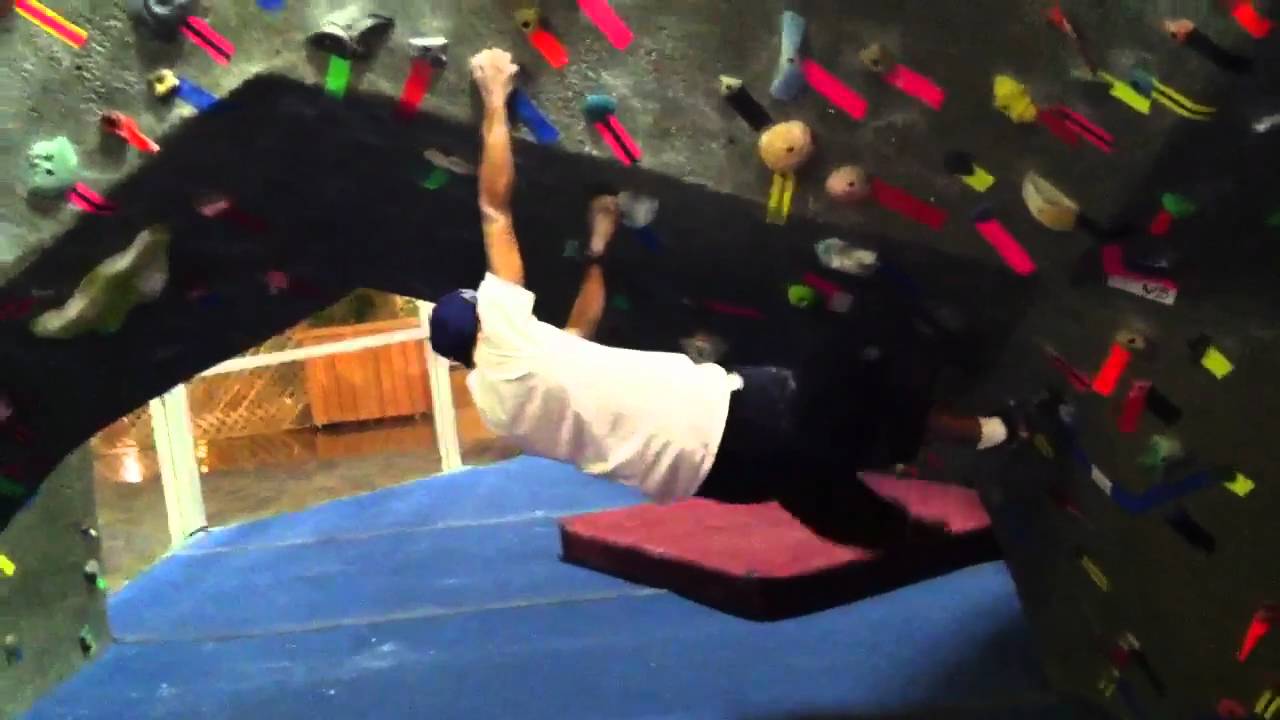 City Beach Fremont Rock Gym how to climb Bluev0+ YouTube