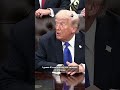 President Donald Trump on wearing a bulletproof vest