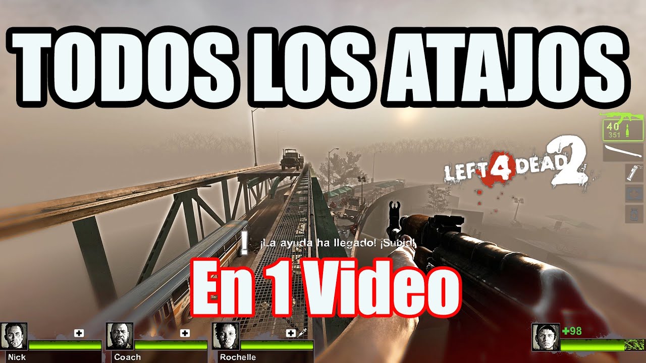 TODOS LOS ATAJOS DE LEFT 4 DEAD 2 EN 1 VIDEO 🏃‍♂️🧟