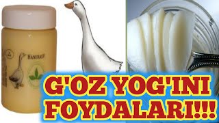 G'oz yog'ini inson salomatligi uchun foydalari.  @shomurzayevramazon