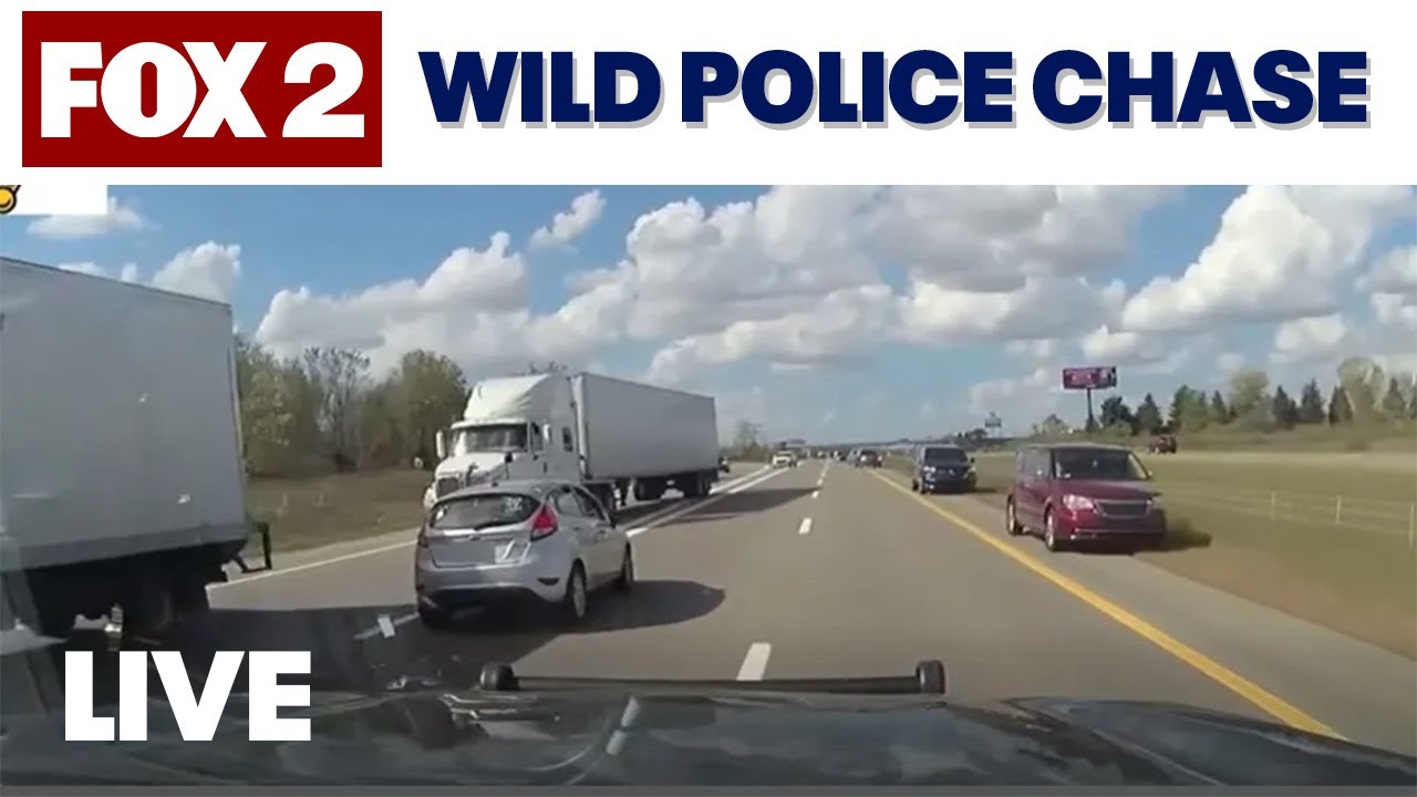 Livingston County police chase of suspect veers into oncoming traffic | LIVE