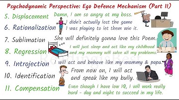 Ego Defense Mechanism Part II | Psychology Class | Psychology Course | Psychology classes