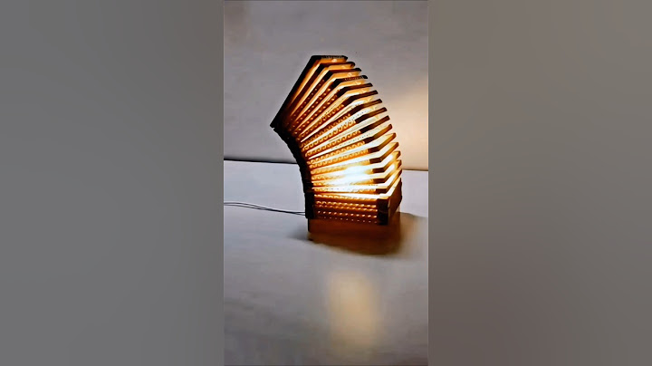 I Built Working Lamps Out Of Cardboard | How to Make a Lamp #Shorts #DIYlamp