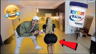 Burning PU$$Y Prank On Girlfriend! (Icy Hot!)