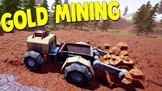 NEW Open World Gold Mining Simulator with Base Building & Vehicles | Hydroneer Gameplay