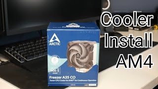 Arctic Freezer A35 CO Cooler Install (AM4)