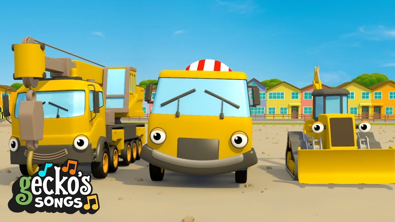 Construction Site Song - Singalong Time!|Gecko's Garage Songs|Kids Songs|Trucks for Kids Construction Site Song - Singalong Time!|Gecko's Garage Songs|Kids Songs|Trucks for Kids