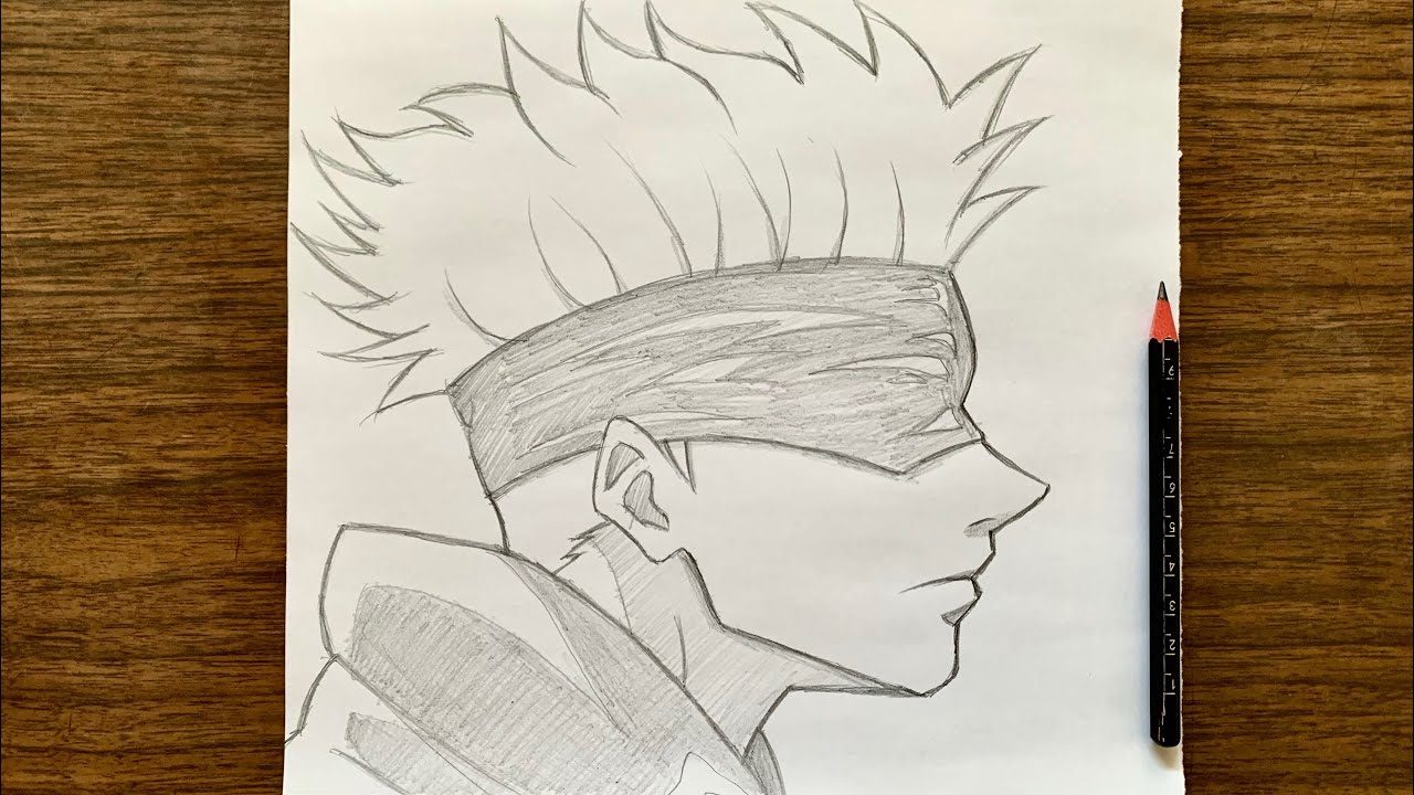 Como Desenhar o Satoru Gojo Fácil || Desenho Passo a Passo - YouTube