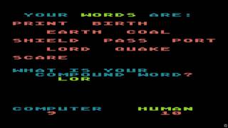 ATARI 8BIT Wordmate WORD MATE By THESIS T.H.E.S.I.S COMPU NET 1980 ATARI 8BIT XL XE 400 600 800 1200 screenshot 2