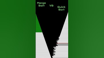 #mergesort  Vs. #quicksort  #programmingfundamentals #javascript  #programming  #satisfying #coding