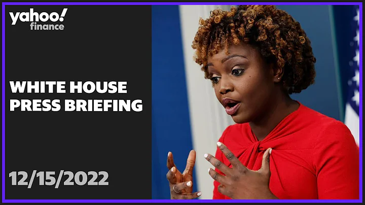 White House Press Secretary Karine Jean-Pierre hol...