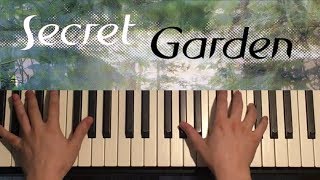 Video thumbnail of "Song from a Secret Garden (Piano Tutorial Lesson)"