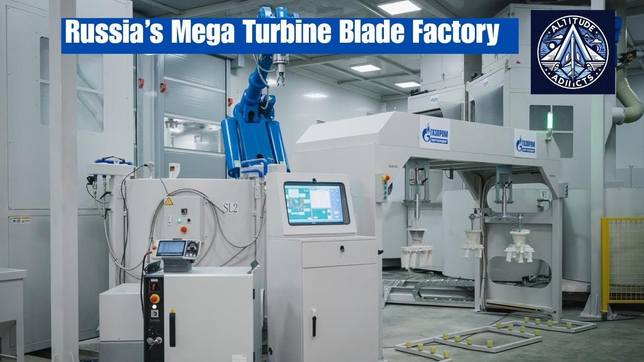 Russia's Gazprom Builds Largest Turbine Blade Factory: Boosts Energy ...