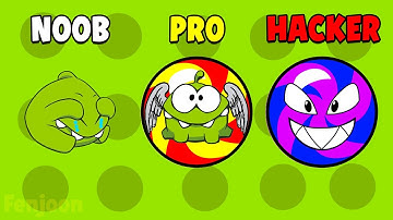 NOOB vs PRO vs HACKER ​in Cut The Rope 2