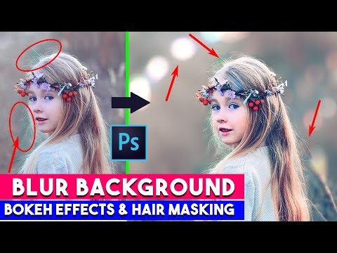 Best Tricks How to blur background and create depth of Field in Photoshop
