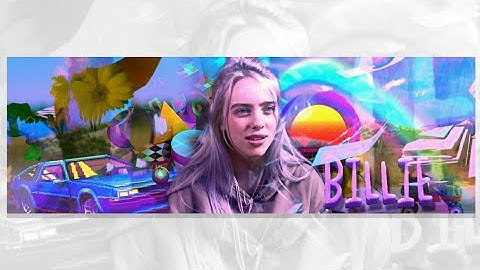 Ps Touch SpeedArt »[17] Billie Eilish » 3D Tumblr Header  » (FREE GFX) [ Tutorial? ]