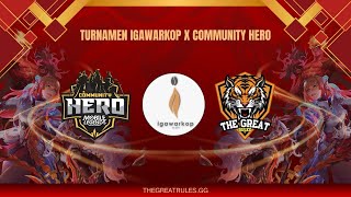IGAWARKOP TOURNAMENT X COMMUNITY HERO