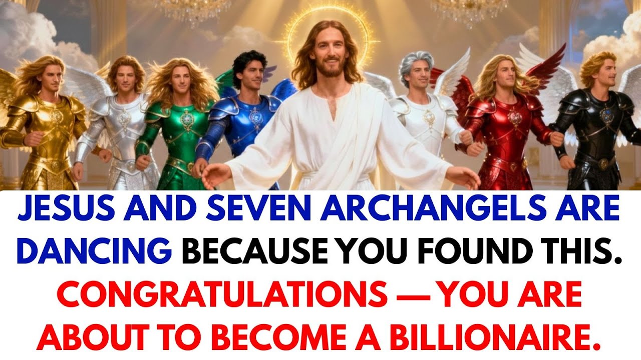 “Jesus and the seven archangels rejoice—you’re stepping into a life of extraordinary abundance.”