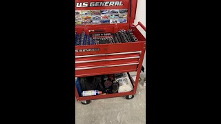 US. General 4 drawer tech cart tour!