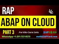 FREE Video Series Part 3 - ABAP RESTful Application Programming &amp; ABAP on Cloud