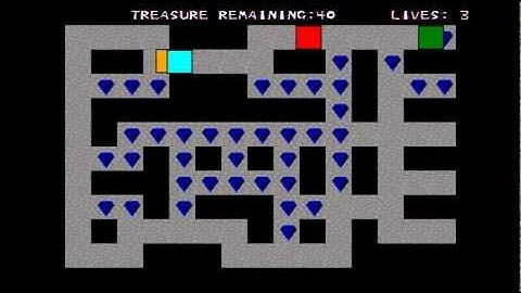 Fantasy PacMan A* AI Demo XNA