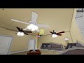 Roblox ceiling fans in a large mansion