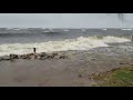 High Waves and Lakeshore Flooding Near Menominee May 18, 2020