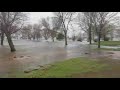 High Waves and Lakeshore Flooding Near Menominee May 18, 2020
