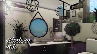 Bloxburg Modern Bathroom Speedbuild, junique