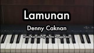 Lamunan - Denny Caknan | Piano Karaoke by Andre Panggabean