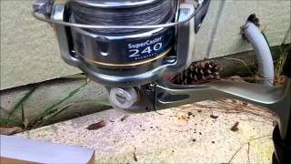 US reel SuperCaster 240sx 240 sx review spinning 