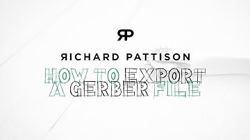EXPORTING A GERBER FILE