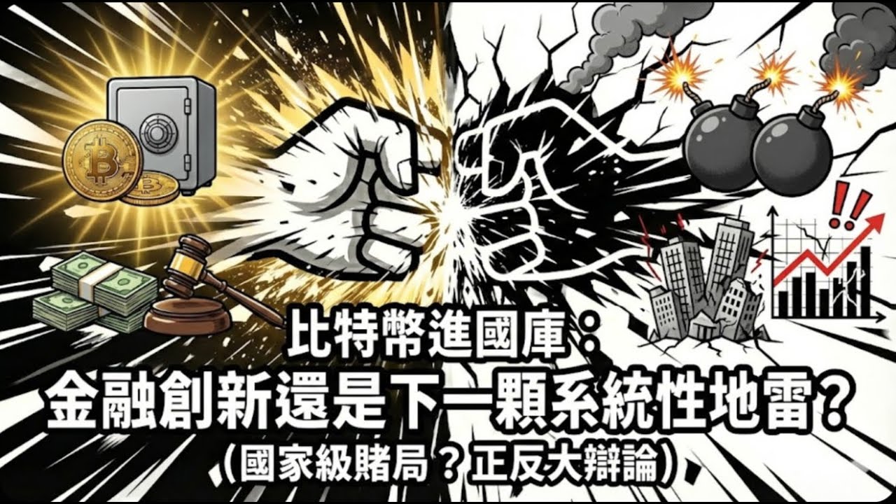 《時事！辯個明白》EP17｜比特幣進國庫：金融創新還是下一顆系統性地雷？