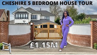 TOUR OF THIS 5 BED HOUSE IN CHESHIRE | UK PROPERTY TOUR | Move With Jade