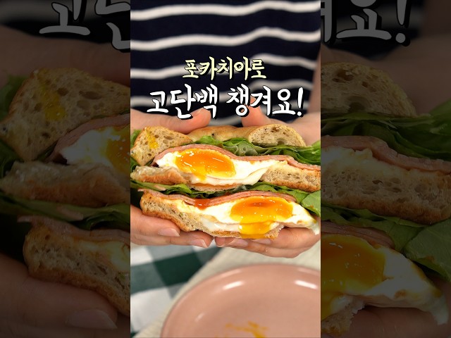포만감 미쳤다 이거~  고단백 저당인 널담 포카치아🤤