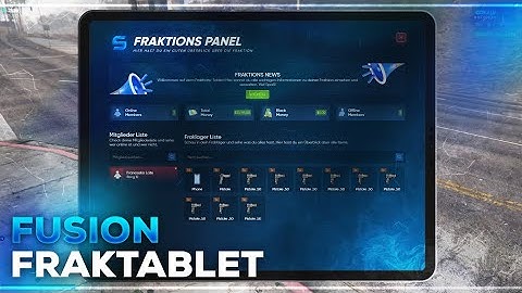 [FIVEM/ESX] Faction/Gang Tablet | lyroxx_fraktablet