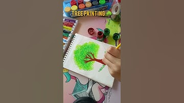 Thumbnail of tree painting 🌳 #love #arrahman #song #music #movie #art #bollywoodcoversongs