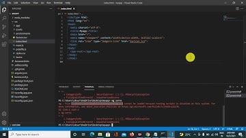 How to Solve Angular VS Code Terminal Problem On Window10 | How to Fix Angular VS Code Terminal
