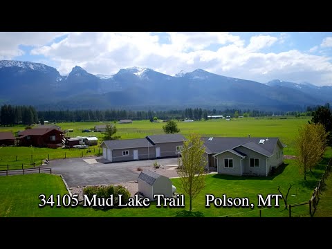 34105 Mud Lake Trail, Polson, MT home video tour